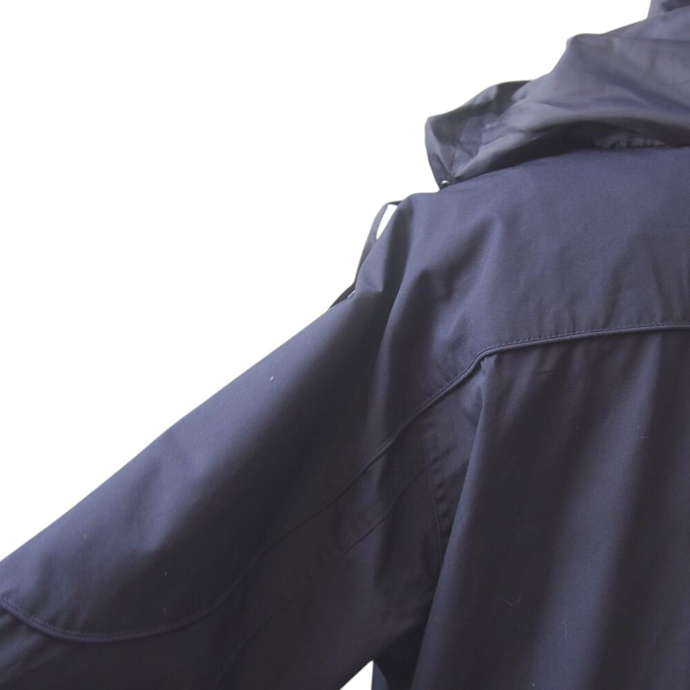 Blair 2XL Navy Rain Jacket Hidden Hood Floral Trim - Picture 12 of 16